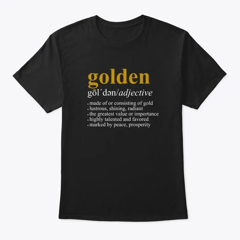 GOLDEN Defined - Gold/White