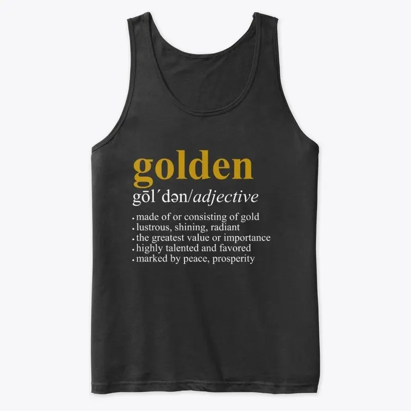 GOLDEN Defined - Gold/White