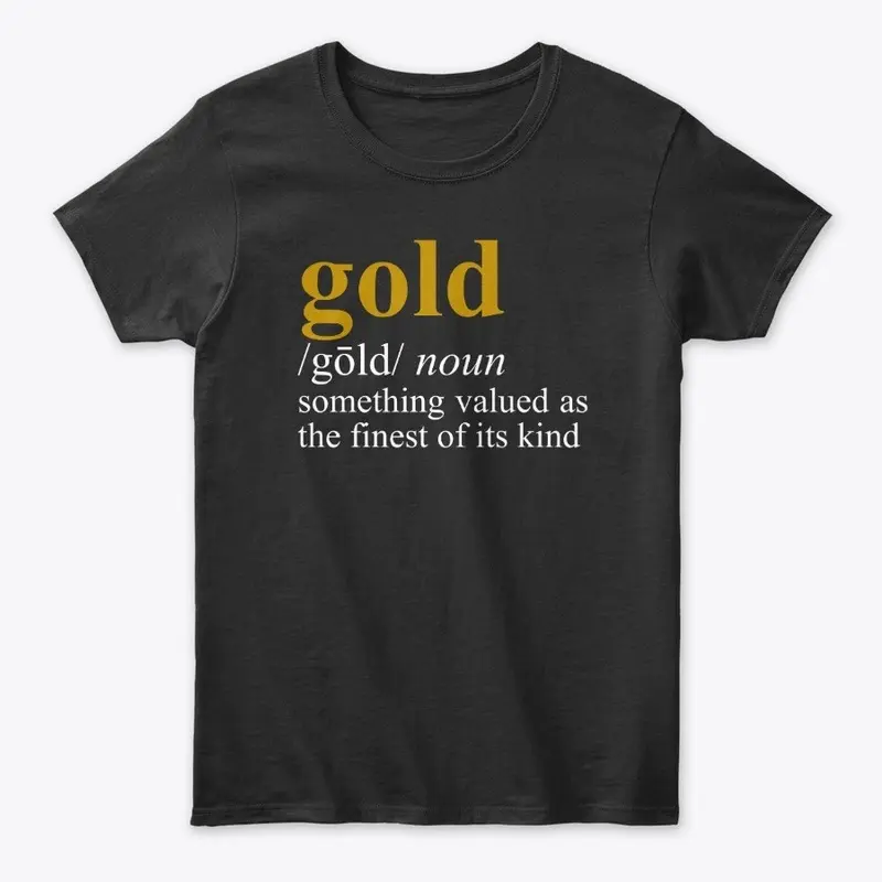 GOLD Defined - Gold/White