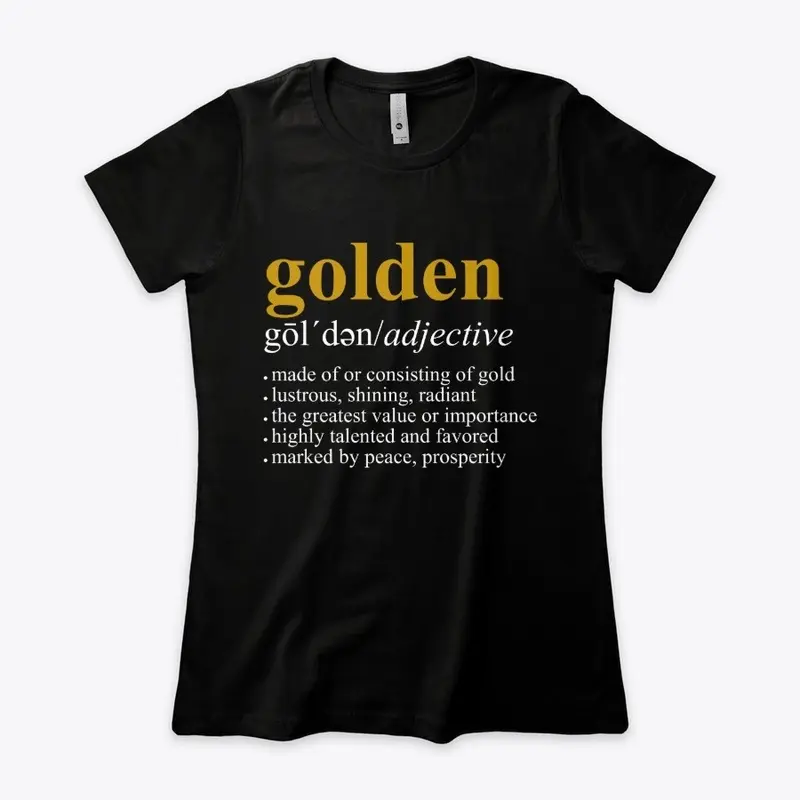 GOLDEN Defined - Gold/White