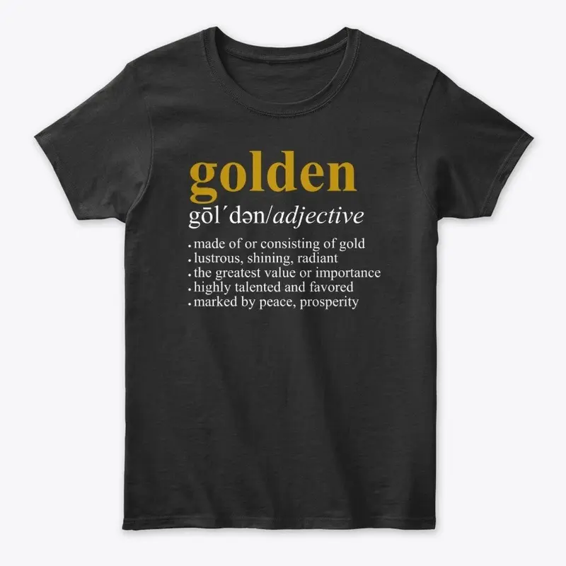 GOLDEN Defined - Gold/White