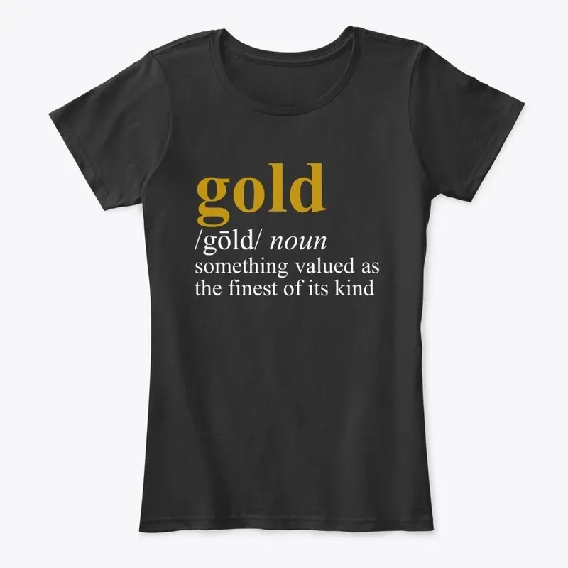 GOLD Defined - Gold/White